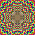 光が蠢いて見える錯覚トリック画像