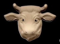 牛のマスクを使った驚きのホロウマスク錯視動画